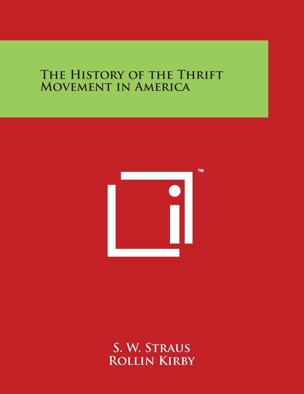 The History of the Thrift Movement in America Philosophy