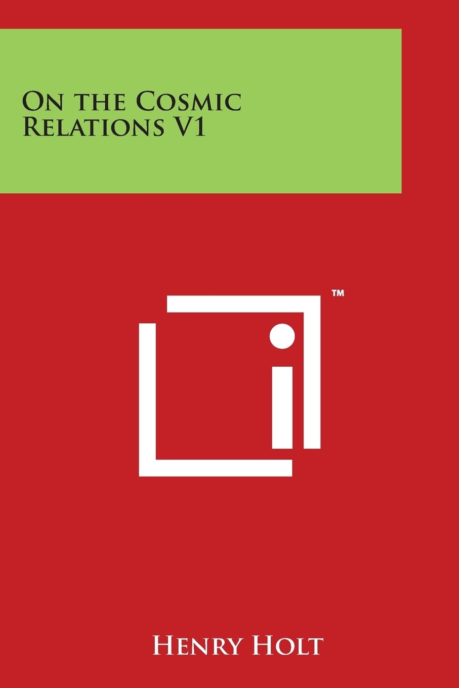 Product Image: On the Cosmic Relations V1