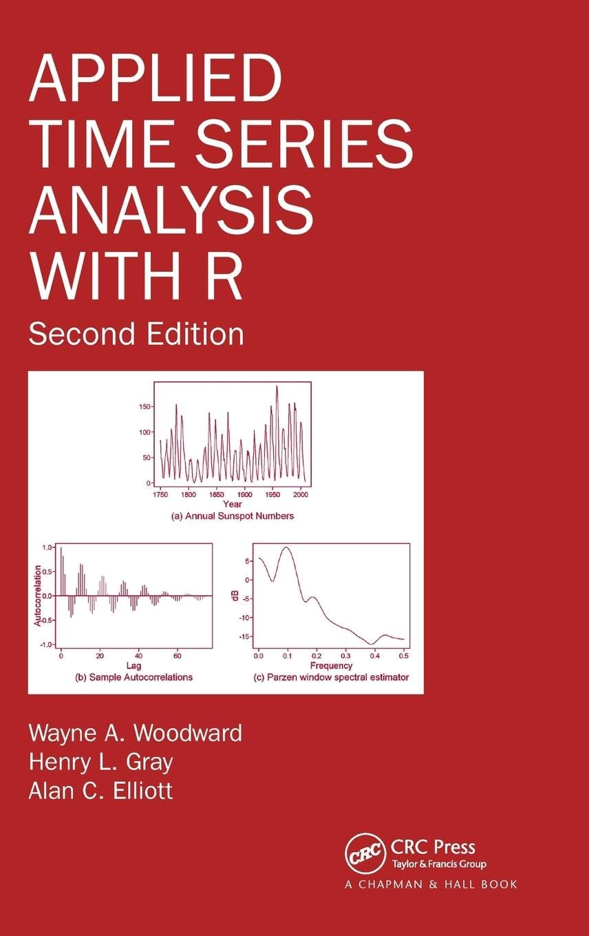Product Image: Applied Time Series Analysis with R