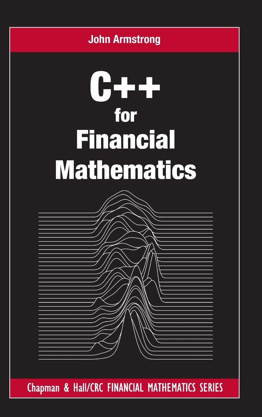 Product Image: C++ for Financial Mathematics