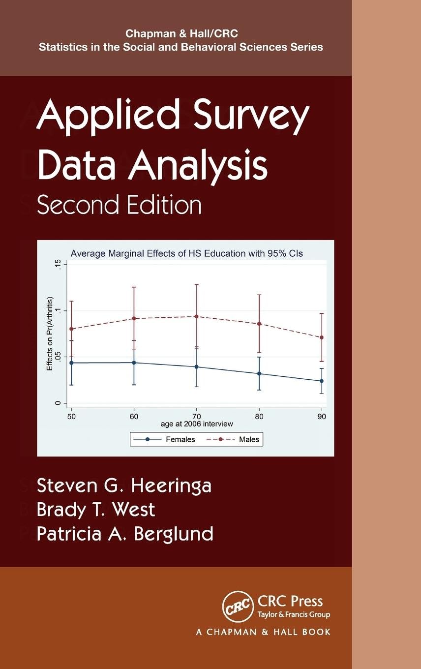 Applied Survey Data Analysis Computer Science