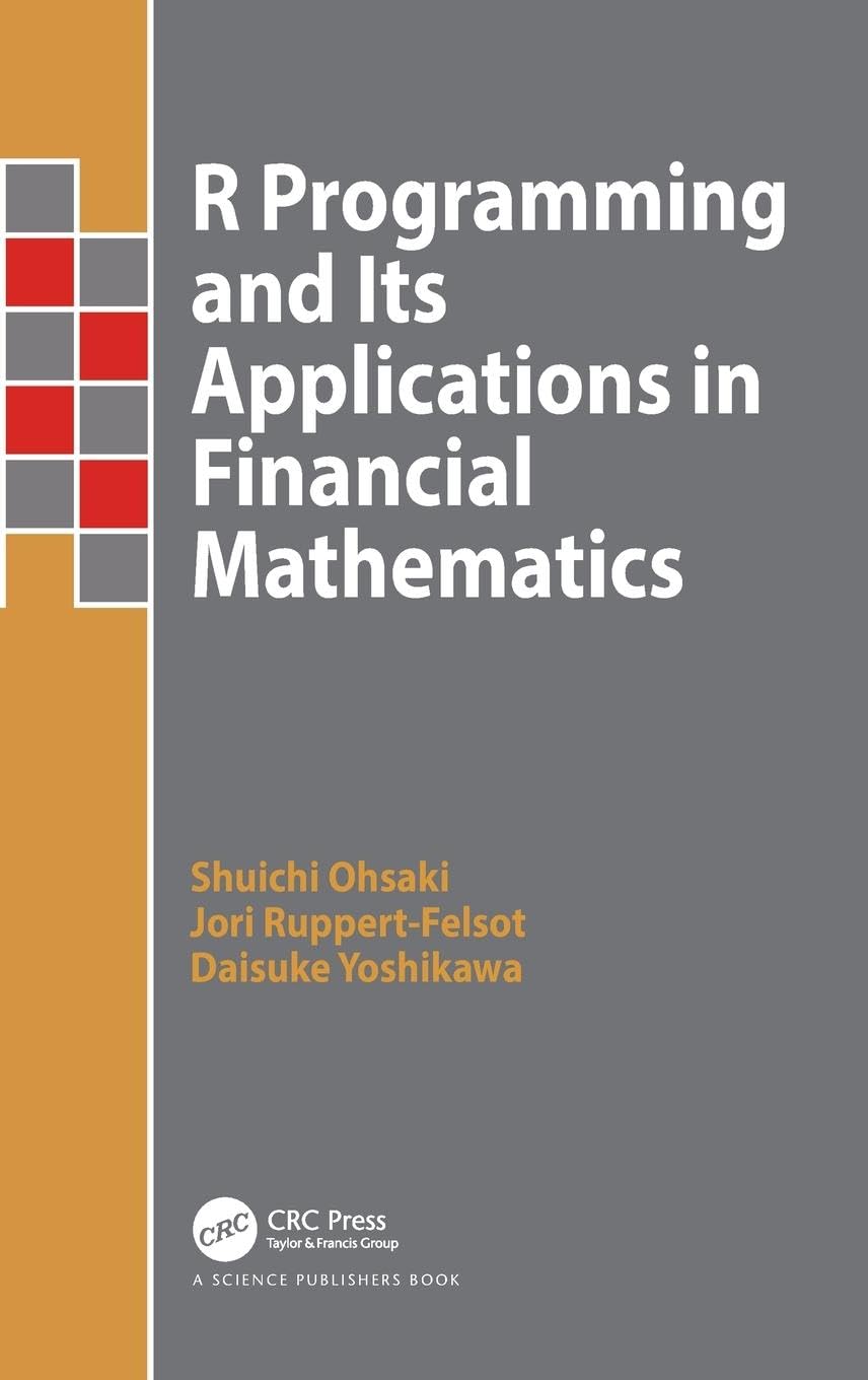 Product Image: R Programming and Its Applications in Financial Mathematics