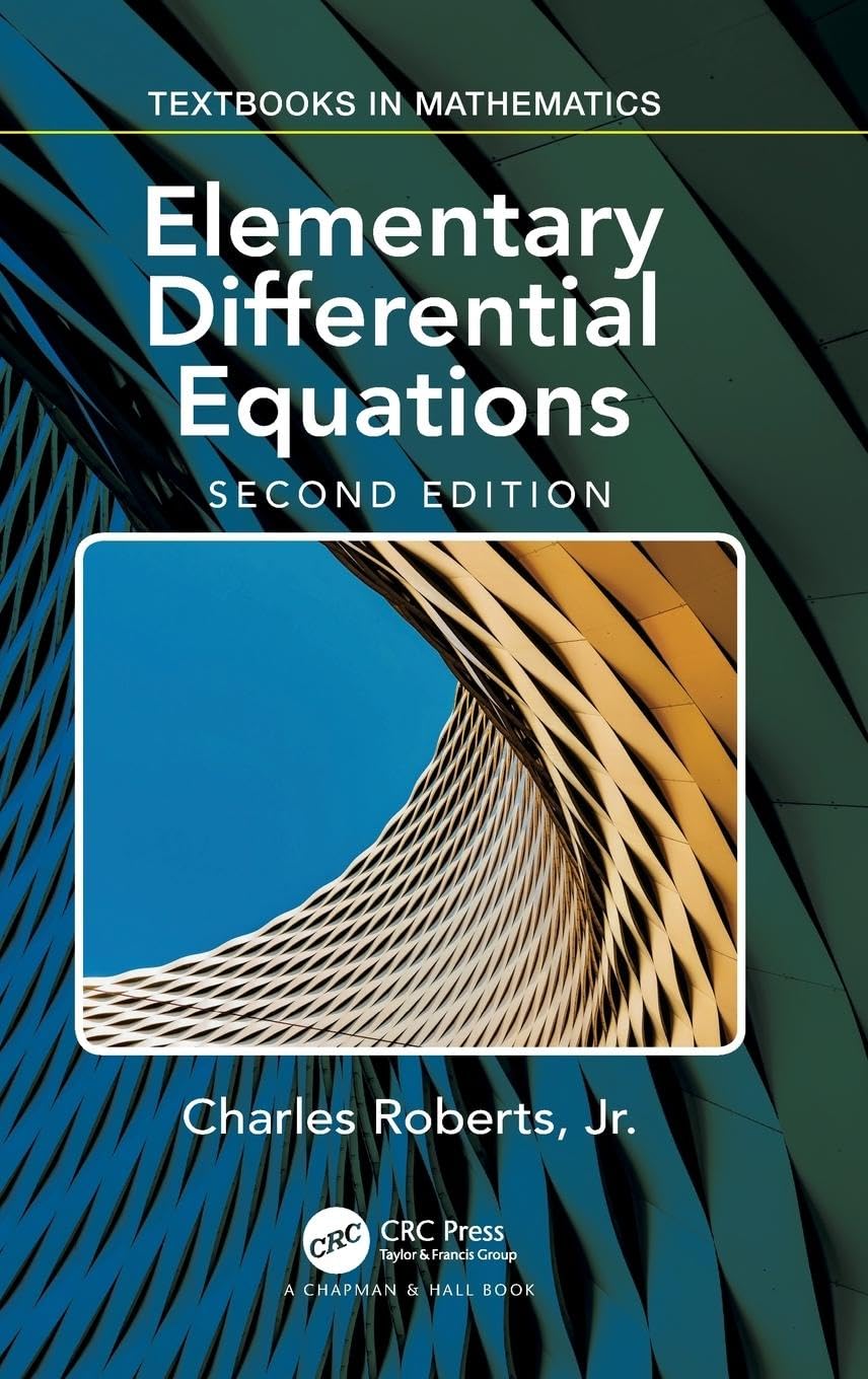 Elementary Differential Equations Mathematics