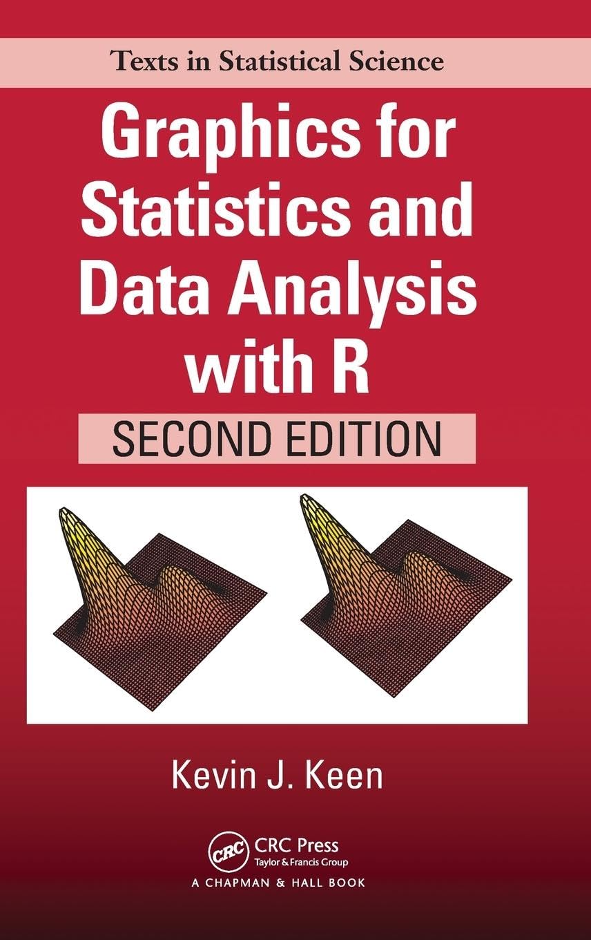 Product Image: Graphics for Statistics and Data Analysis with R