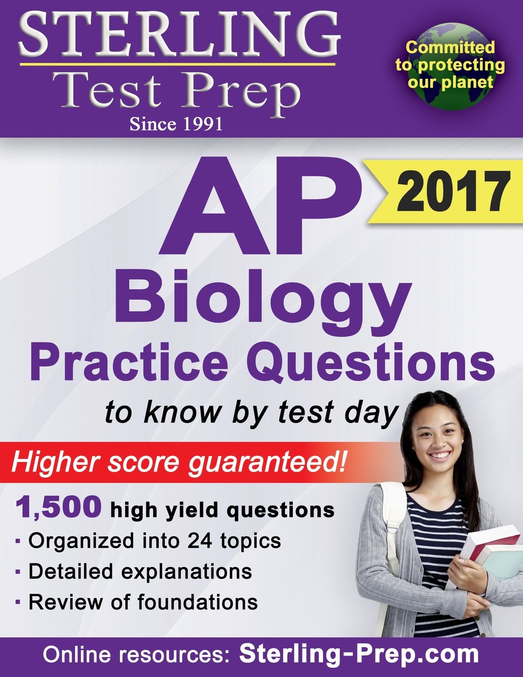Sterling AP Biology Practice Questions: High Yield AP Biology Questions Learning & Reference