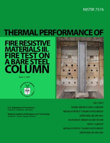 Thermal Performance of Fire Resistive Materials III. Fire Test on a Bare Steel Column Reference Books