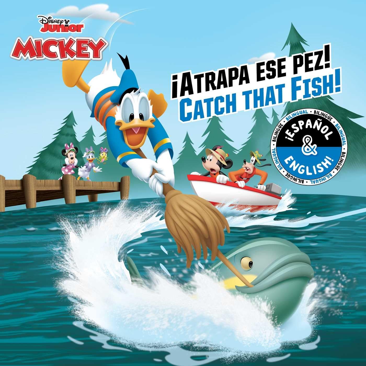 Catch That Fish! / ¡Atrapa Ese Pez! (English-Spanish) (Disney Junior: Mickey and the Roadster Racers) Novels & Short Stories