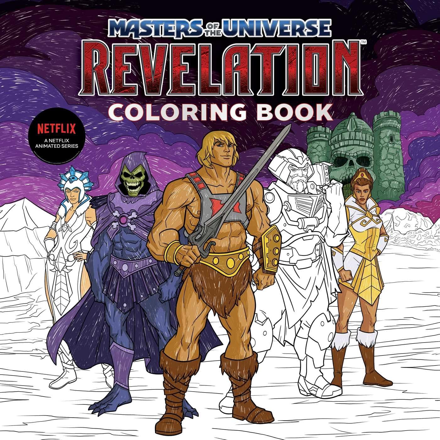 Masters of the Universe: Revelation Official Coloring Book (Essential Gift for Fans) Action & Adventure