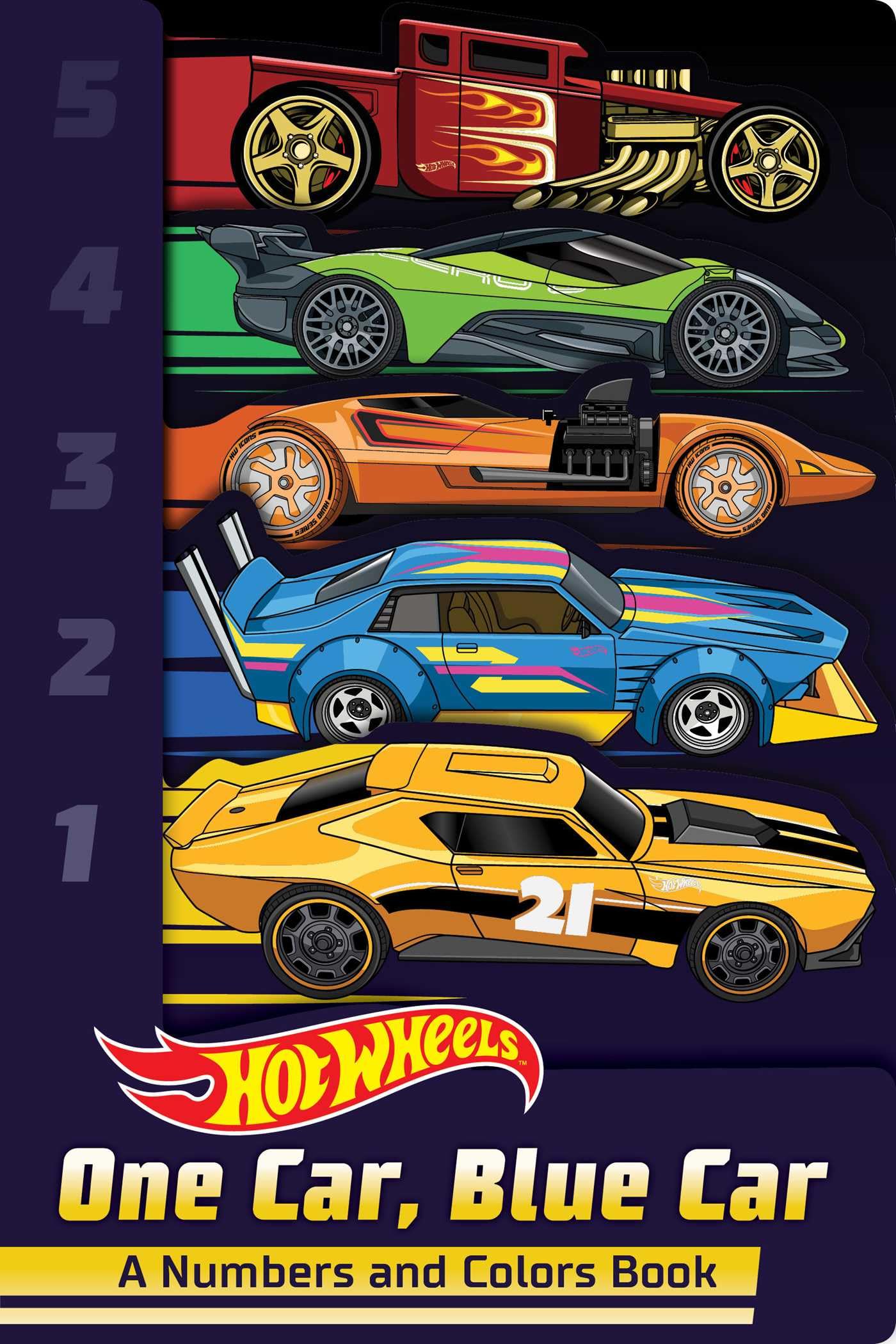 One Car, Blue Car: A Numbers and Colors Book (Hot Wheels) Non-fiction