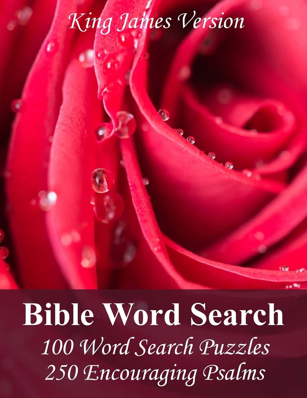 King James Bible Word Search (Psalms): 100 Word Search Puzzles with 250 Encouraging Psalms Leisure & Fun