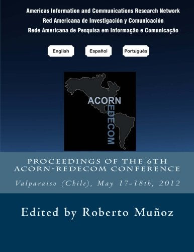 Proceedings of the 6th Acorn-Redecom Conference (Proceedings of Acorn-Redecom Conference, Band 4) Social Sciences
