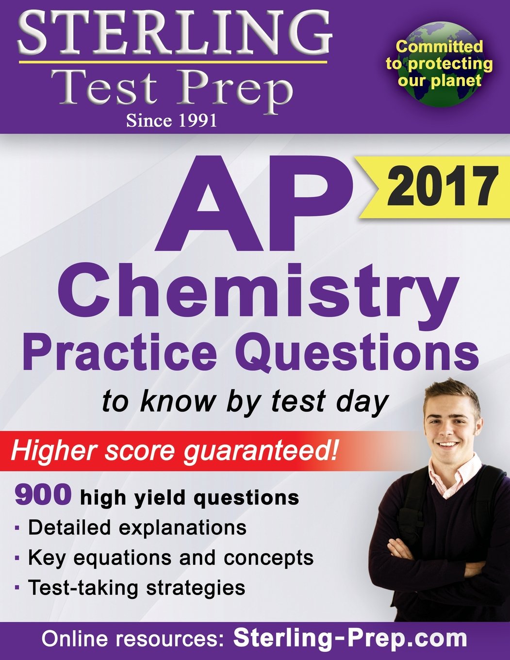 Sterling AP Chemistry Practice Questions: High Yield AP Chemistry Questions (Sterling Test Prep) Learning & Reference