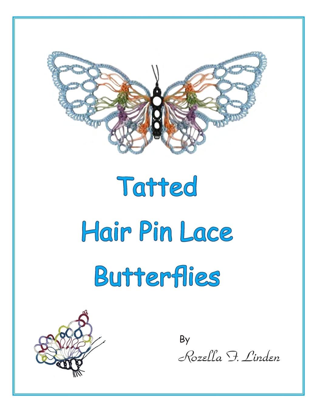 Tatted Hair Pin Lace Butterflies Hobbies & Crafts