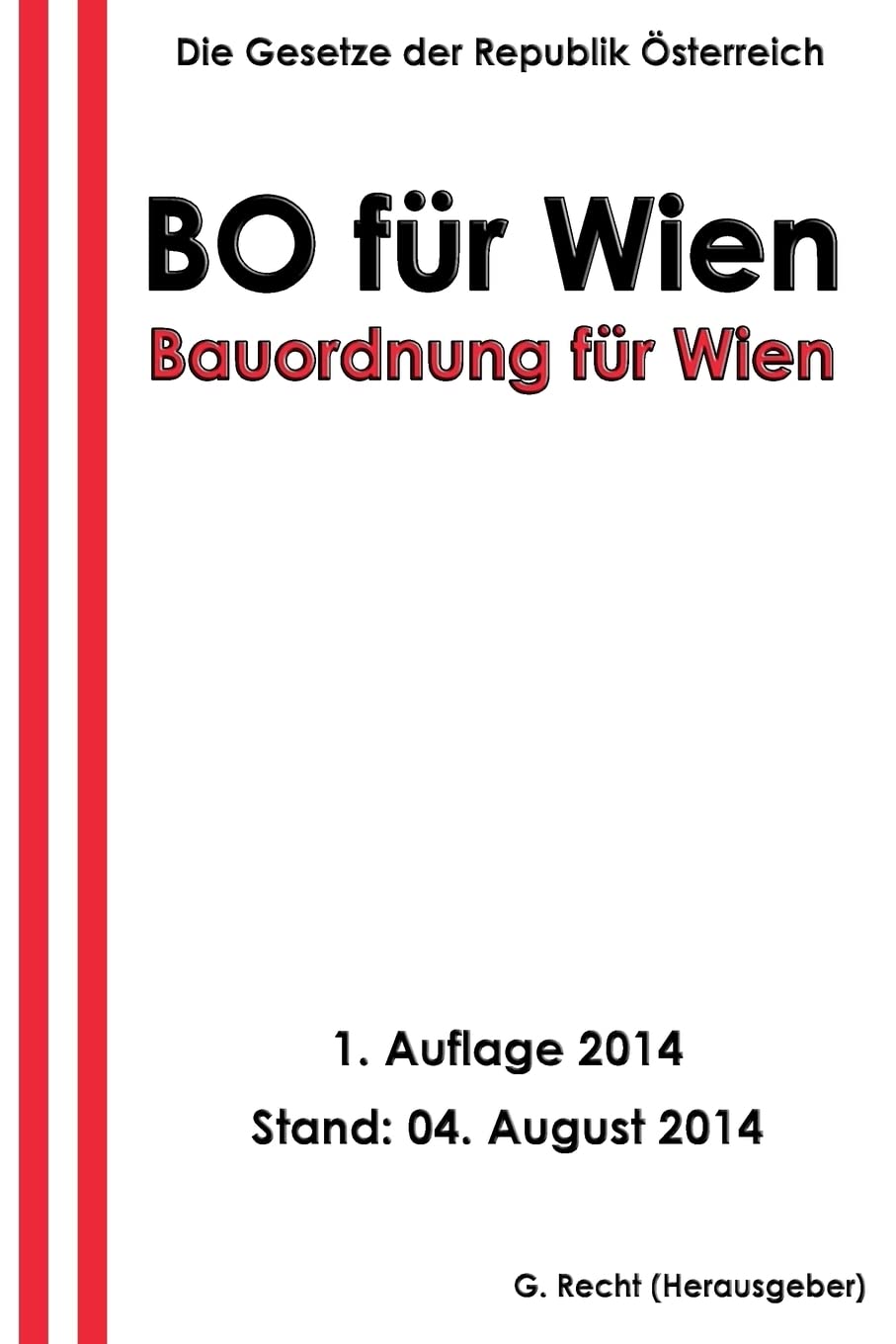 Bauordnung für Wien - BO für Wien Law