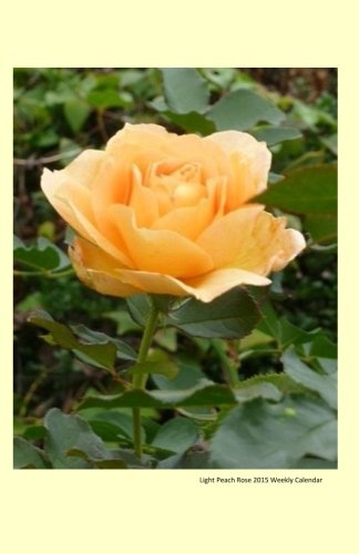 Light Peach Rose 2015 Weekly Calendar: 2015 week by week calendar with a cover photo of a light peach rose Mathematics