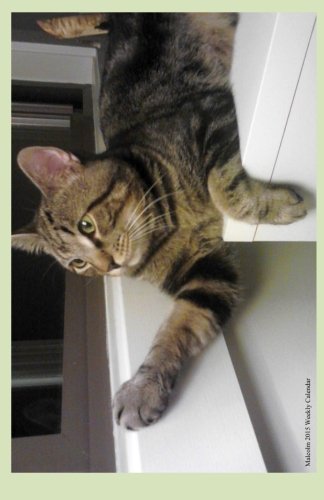 Malcolm 2015 Weekly Calendar: 2015 weekly engagement calendar with a cover photo of Malcolm, brought to you by Ralphie's Retreat - A pawsitive alternative for cats with feline leukemia. Pets