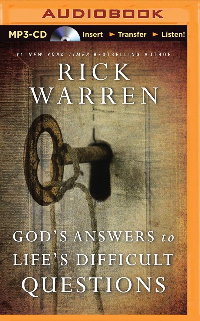God's Answers to Life's Difficult Questions Social Sciences