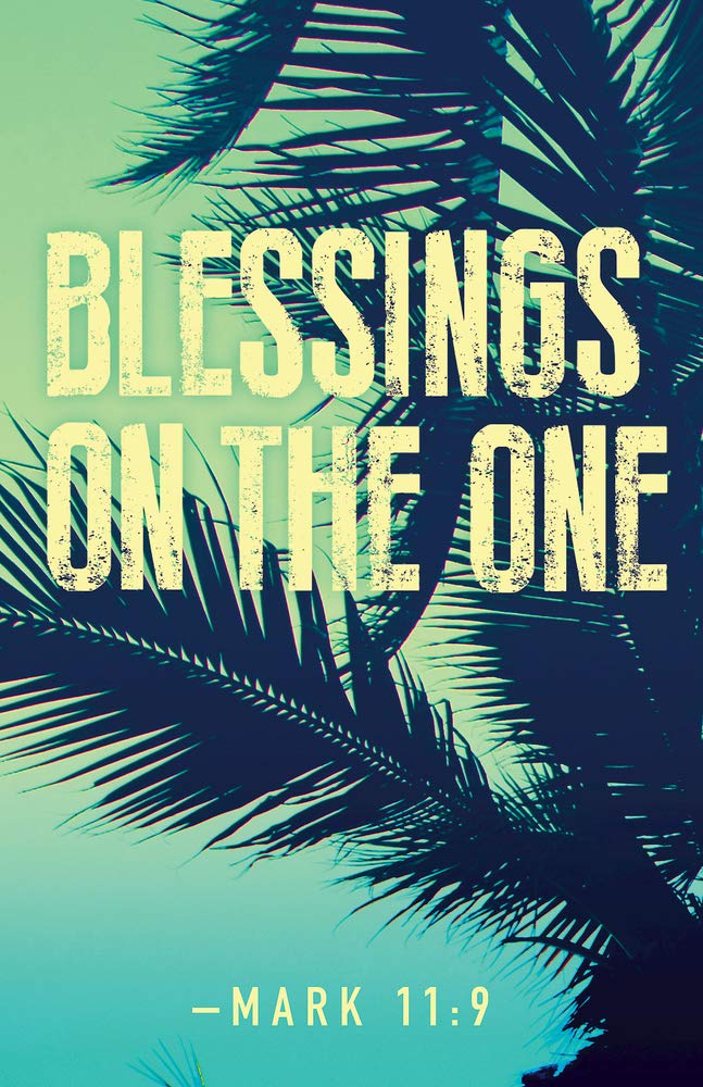 The One Palm Sunday Images Bulletin: Package of 50 Religion & Esotericism