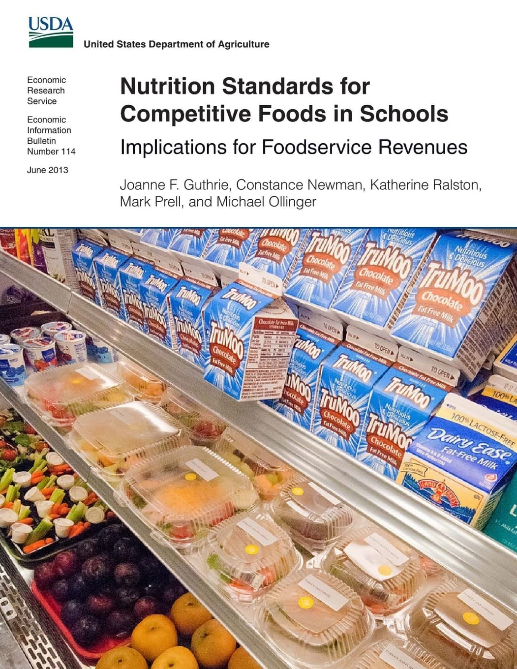 Nutrition Standards for Competitive Foods in Schools: Implications for Foodservice Revenues Social Sciences