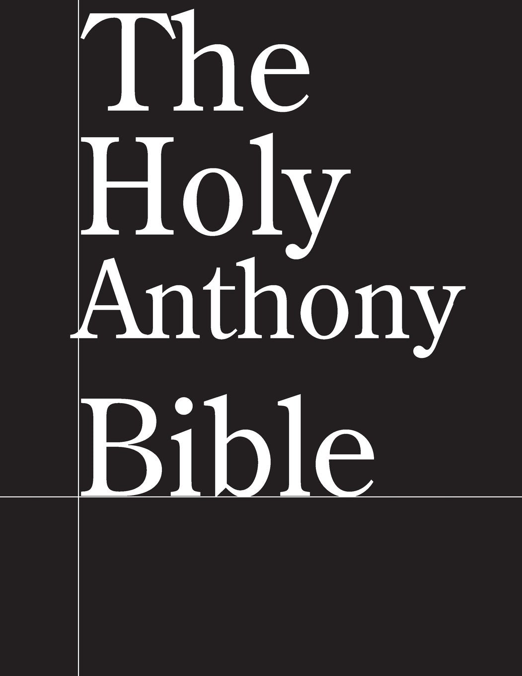 The Holy Anthony Bible Contemporary literature Books