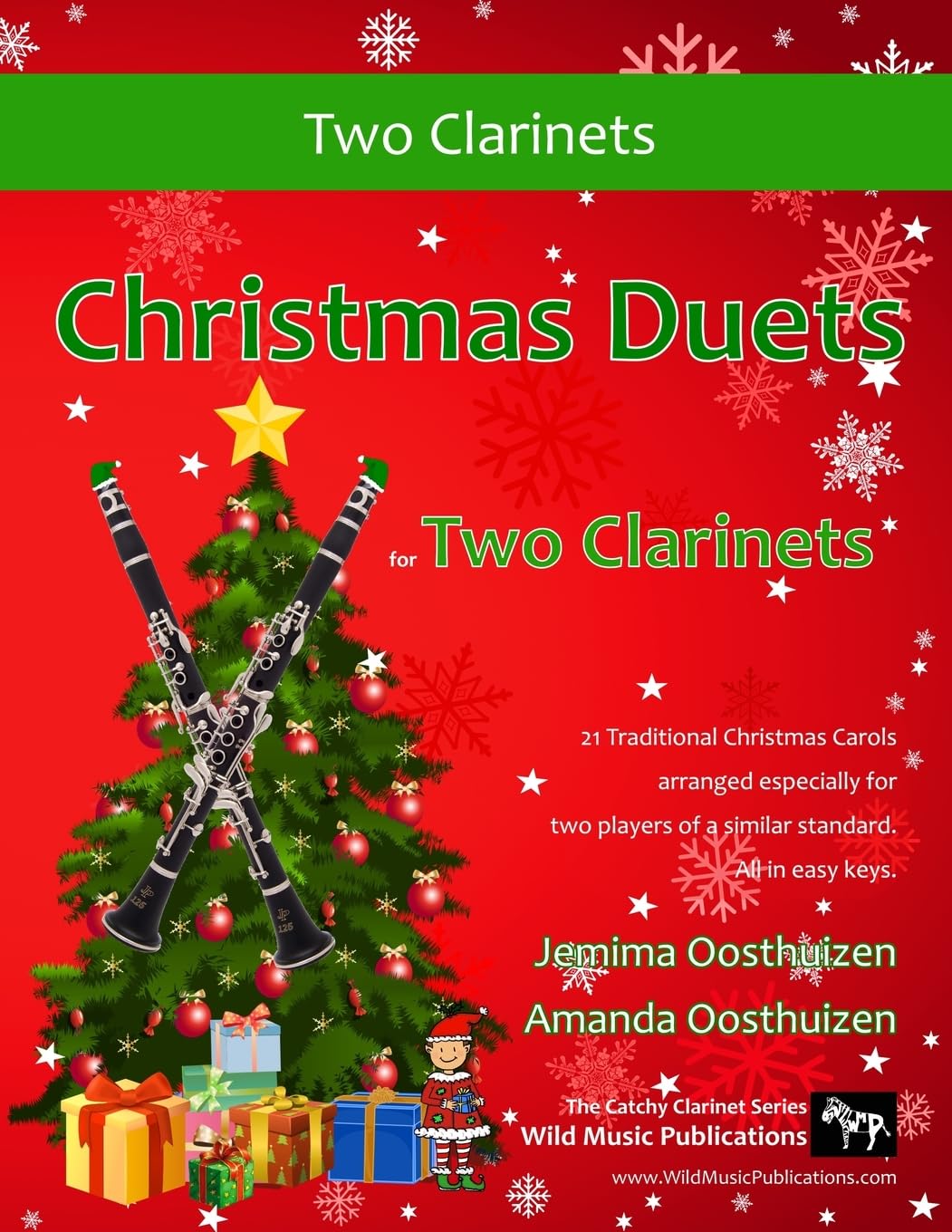 Christmas Duets for Two Clarinets: 21 Traditional Christmas Carols arranged for two equal clarinets of intermediate standard. Several are below the break. (Clarinet Duets for Intermediate Players) Sheet Music