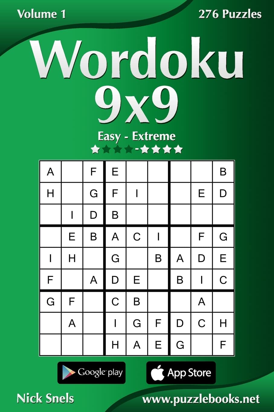Wordoku 9x9 - Easy to Extreme - Volume 1 - 276 Puzzles Leisure & Fun
