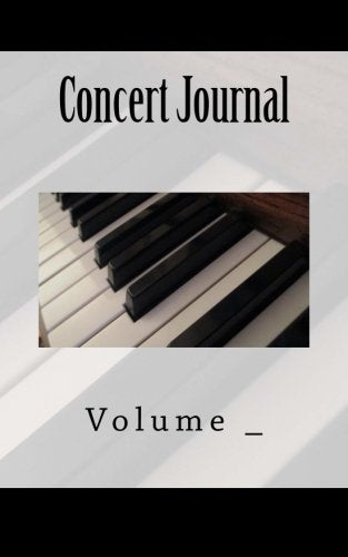 Concert Journal: Piano Cover (S M Journals) Arts & Music
