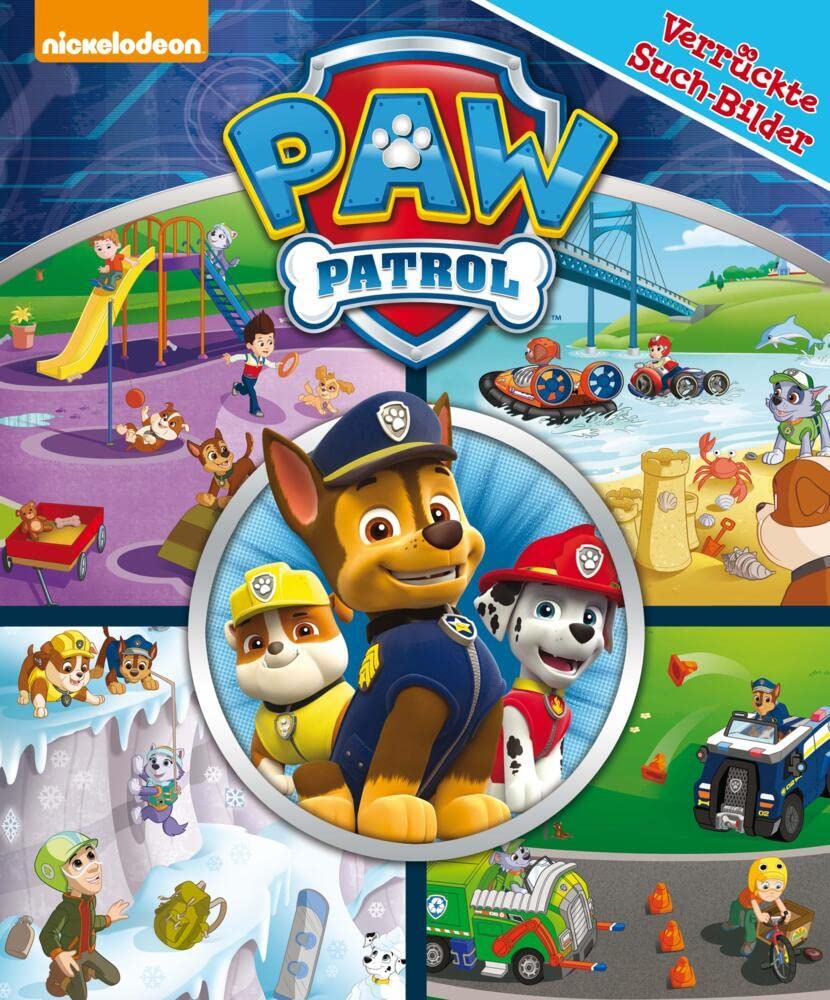 PAW Patrol - Verrückte Such-Bilder, groß - Pappbilderbuch Tiptoi & Games