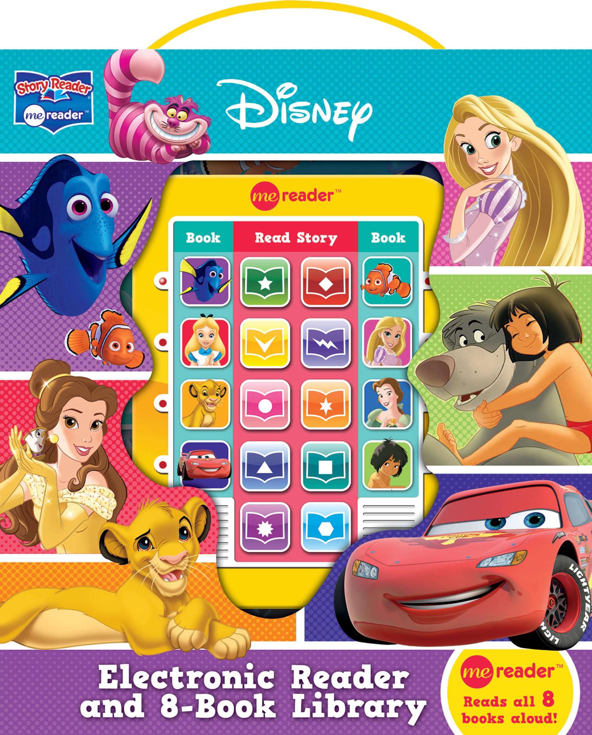 Disney Friends - Lion King, Cars, Princesses, and More! - Me Reader Electronic Reader and 8 Sound Book Library - PI Kids Novels & Short Stories