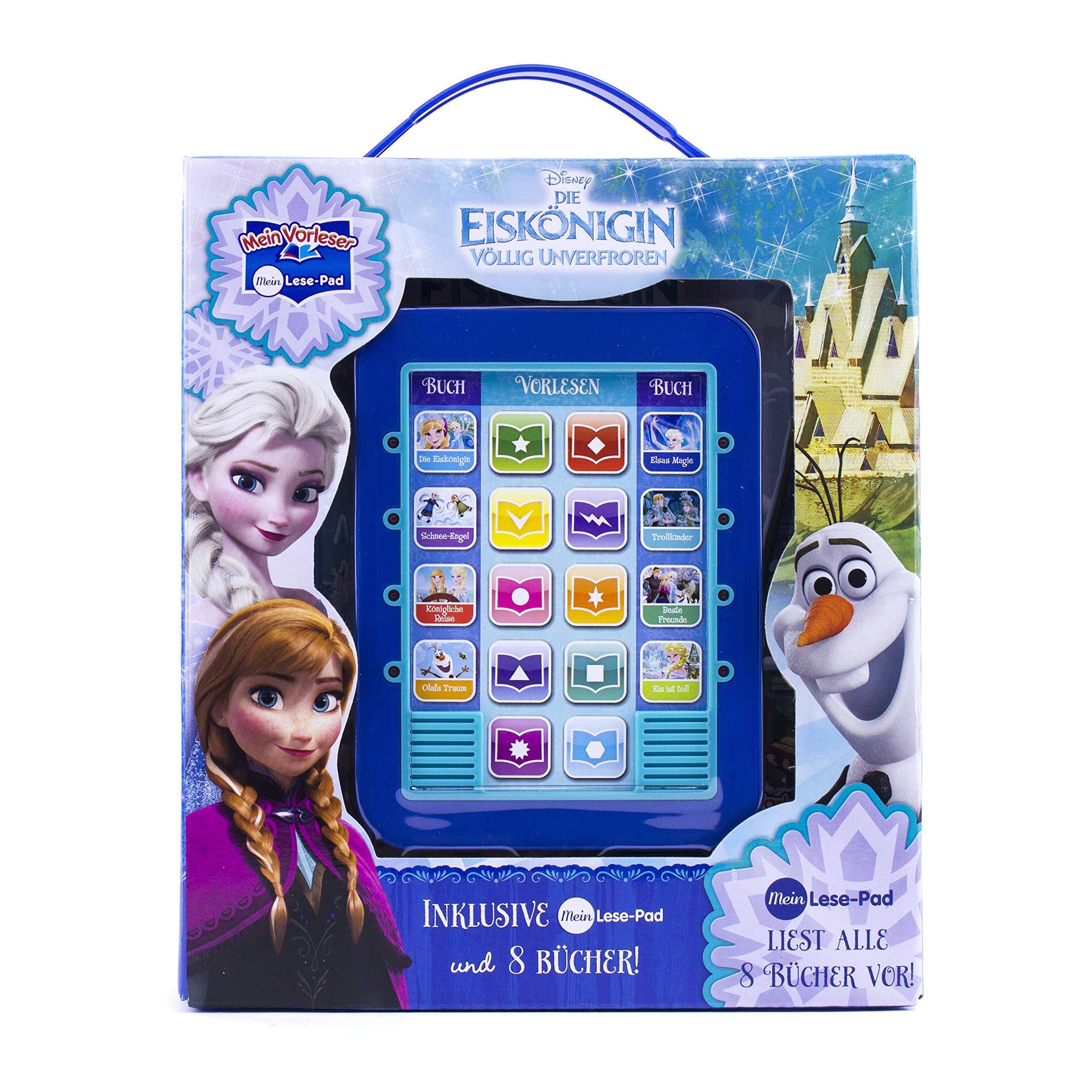 Disney Die Eiskönigin, Mein Vorleser - Elektronisches Lese-Pad mit 8 Hardcover-Büchern: Elektronisches Lese-Pad und 8 Hardcover-Bücher. 'Mein Lese-Pad' liest alle 8 Bücher vor! Non-fiction