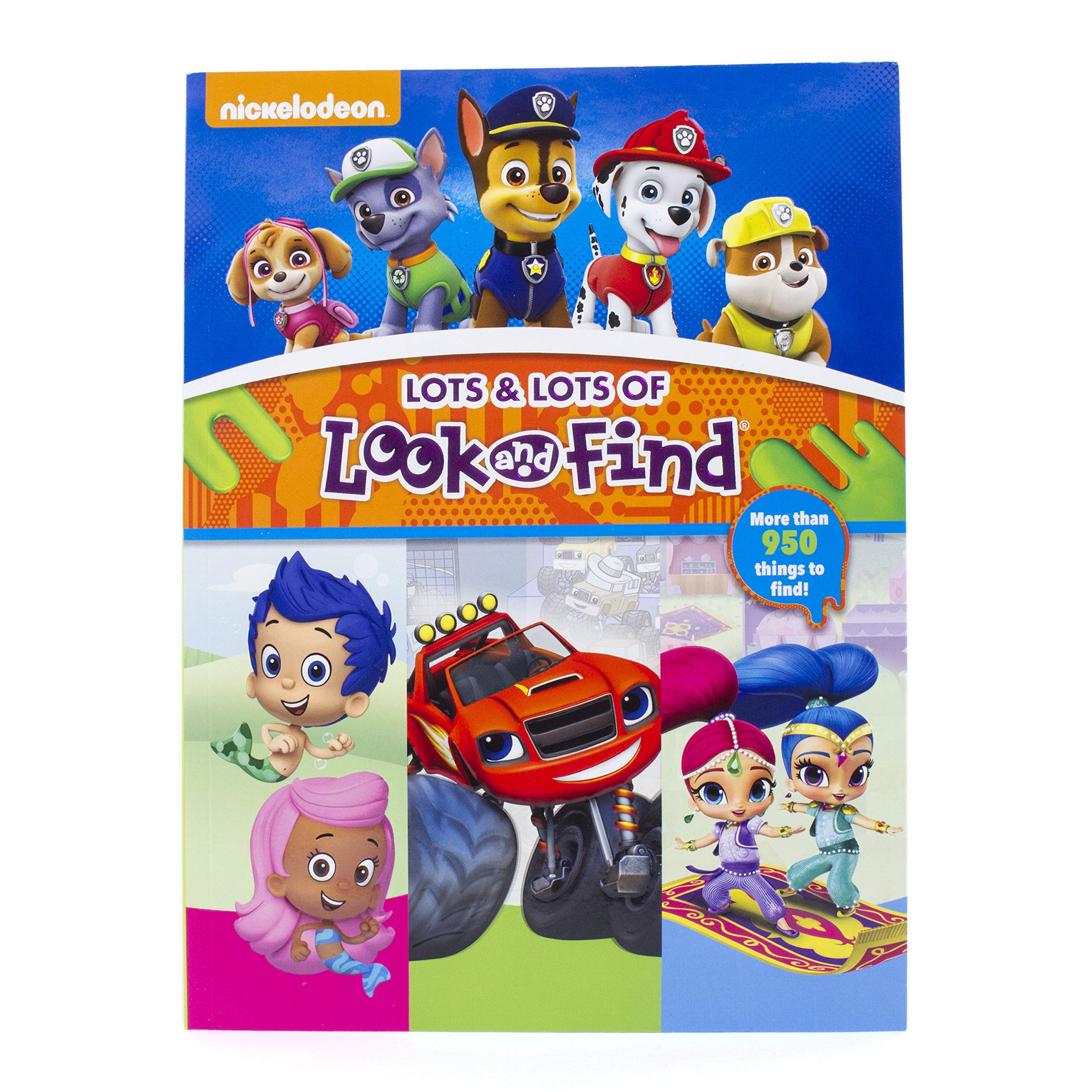 Nickelodeon PAW Patrol, Bubble Guppies, Blaze, and More! Lots & Lots of Look and Find - PI Kids Tiptoi & Games