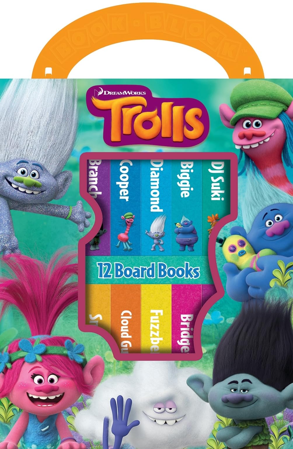 Dreamworks Trolls - My First Library Board Book Block 12-Book Set - PI Kids Novels & Short Stories