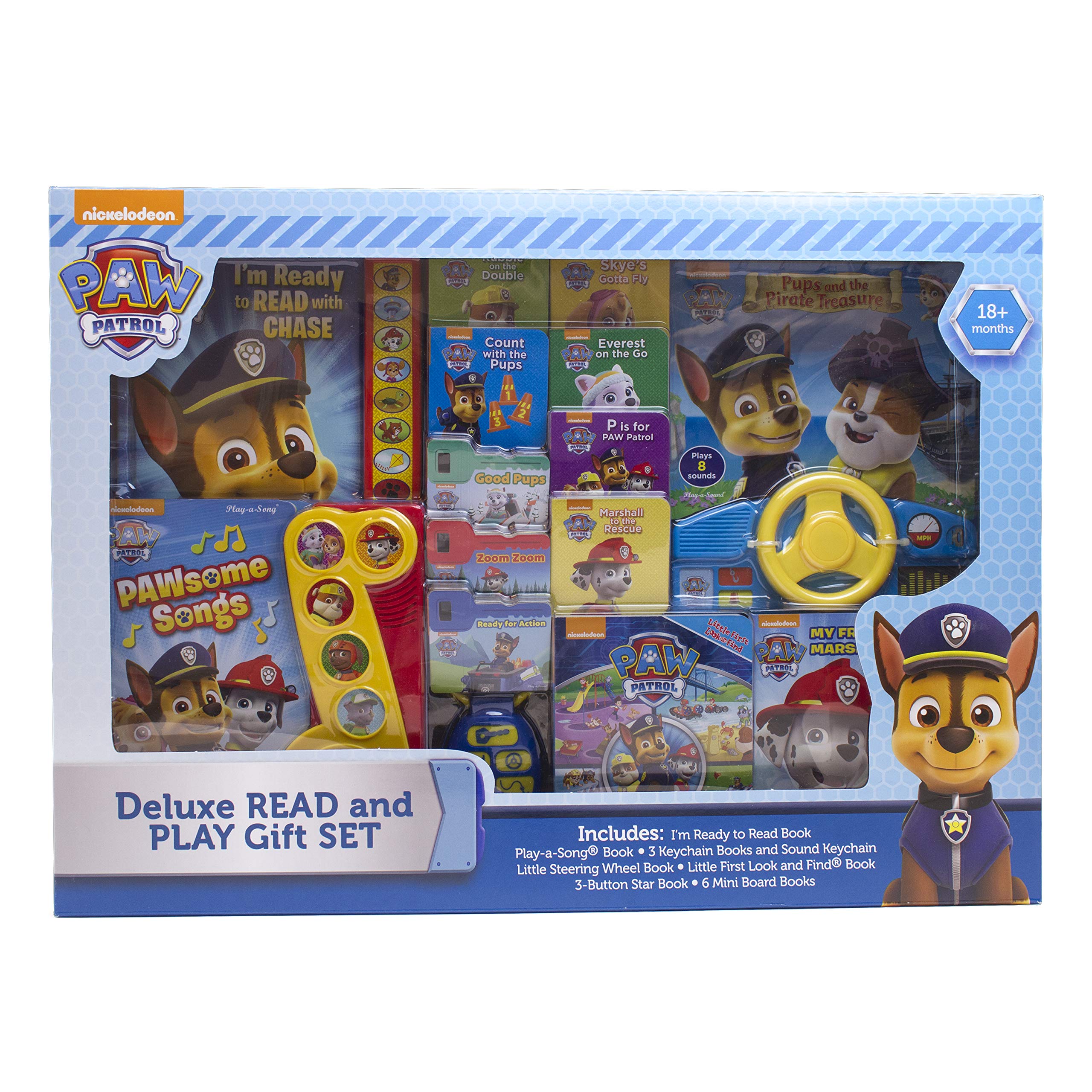 Nickelodeon - PAW Patrol Deluxe Read and Play 14-Book Set - PI Kids Children's books