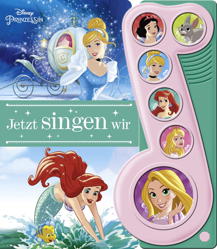 Disney Prinzessin - Jetzt singen wir - 6-Button-Liederbuch Tiptoi & Games