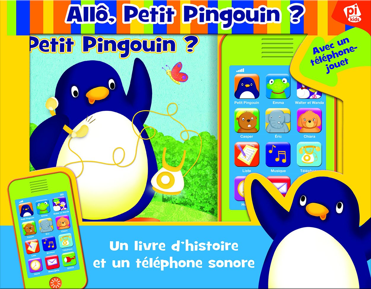 PETIT PINGUOIN - UN LIVRE ET UN TELEPHONE JOUET: Avec un livre d'histoire et un téléphone sonore Tiptoi & Games