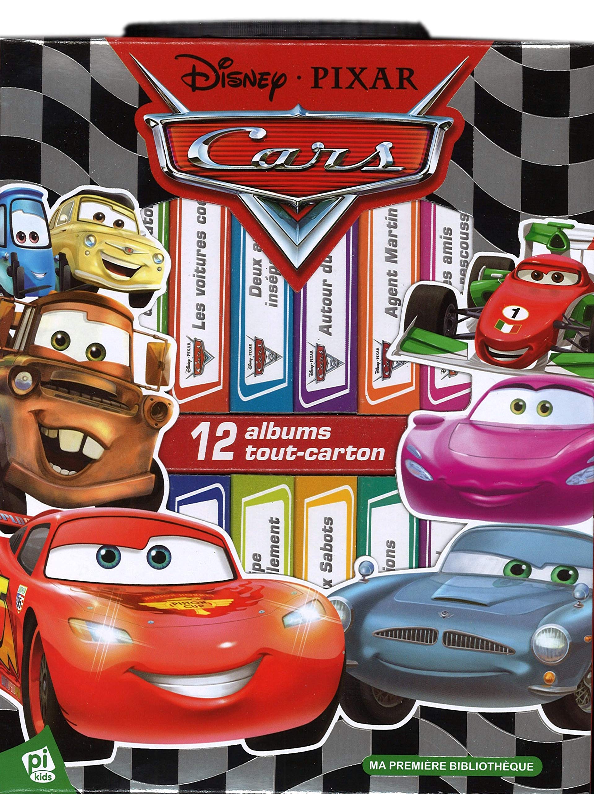 CARS - MA PREMIERE BIBLIOTHEQUE: 12 albums tout-carton Children's books