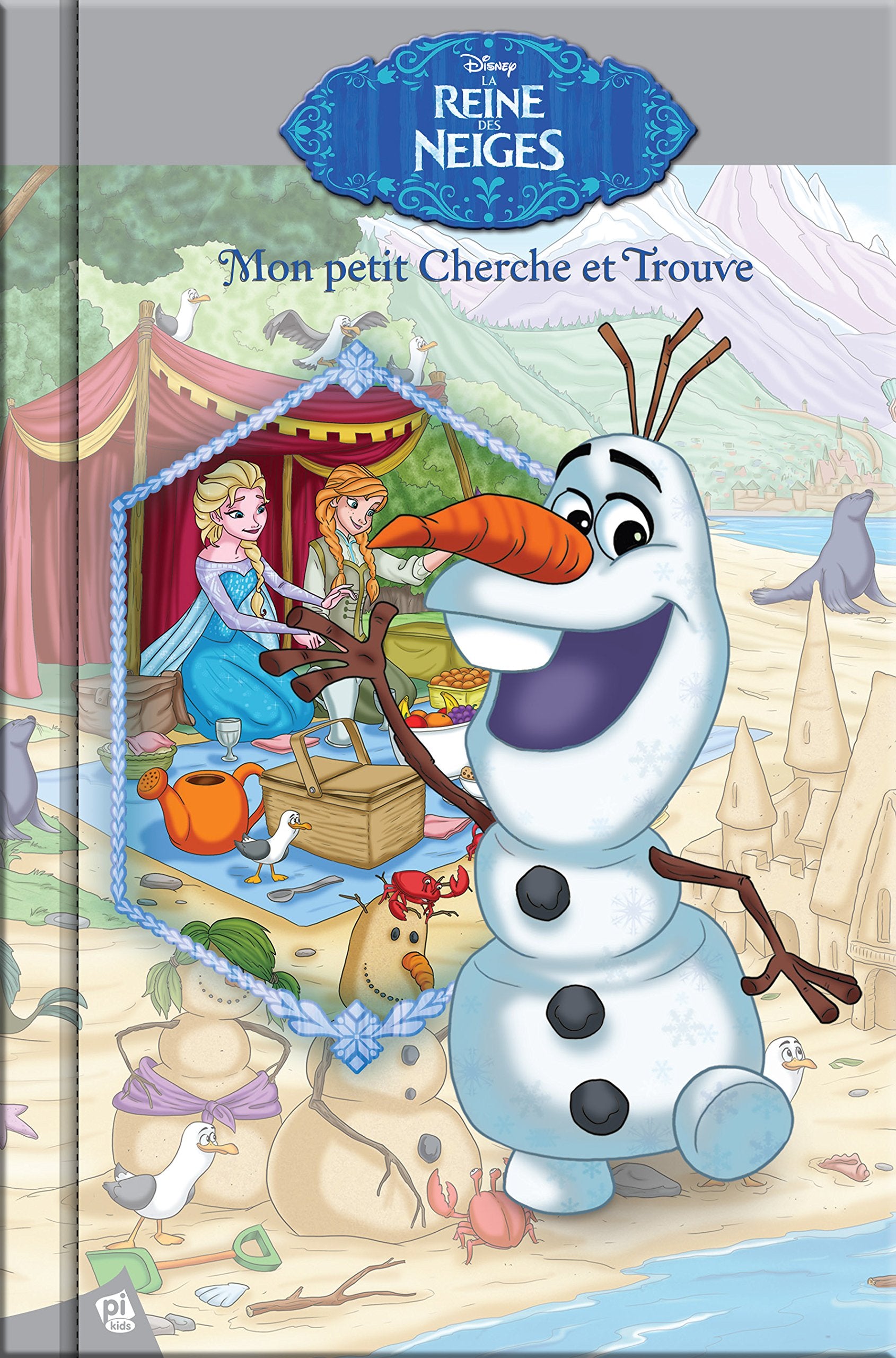 LA REINE DES NEIGES - MON PETIT CHERCHE ET TROUVE Children's books