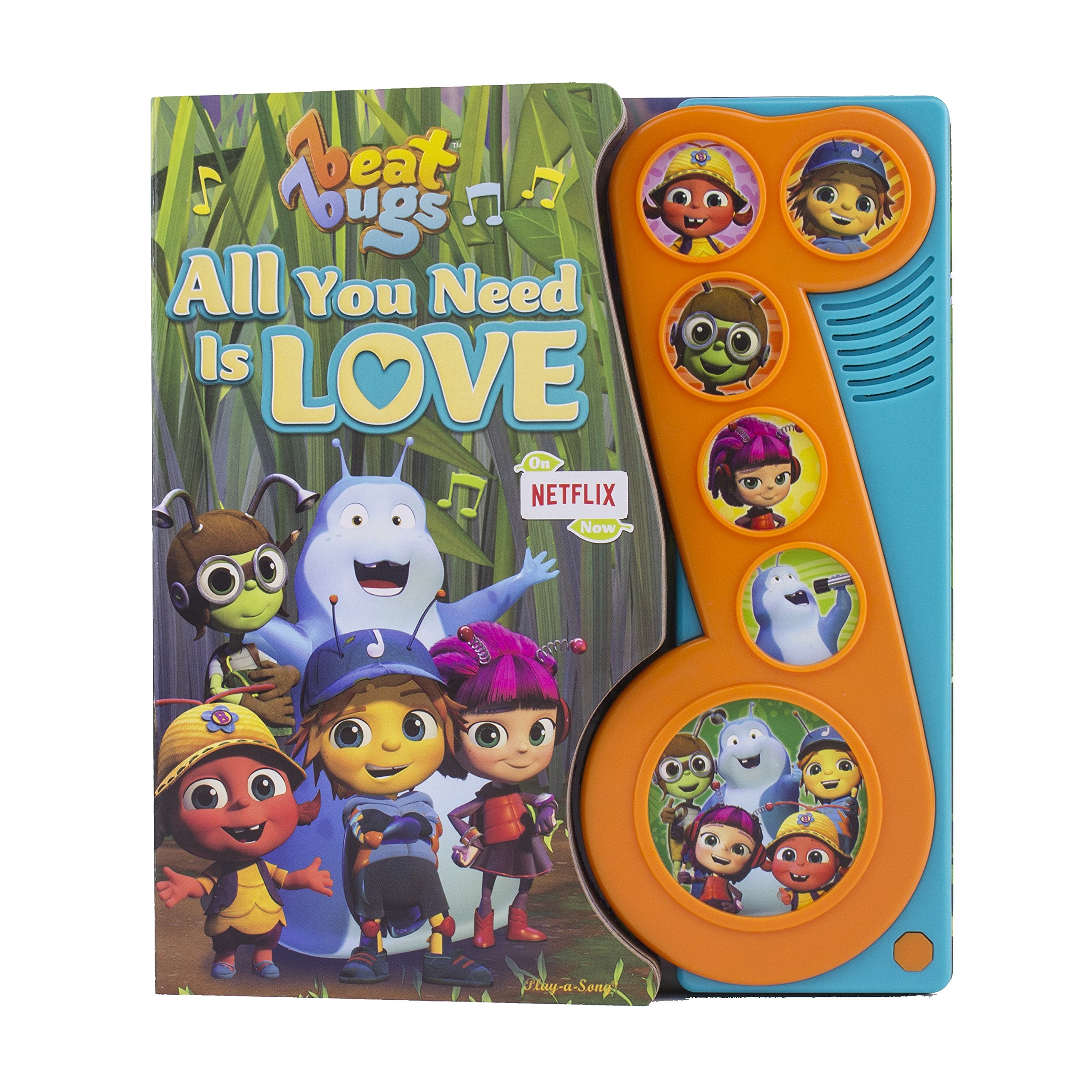 Netflix Beat Bugs - All You Need Is Love Sound Book - Play-a-Sound - PI Kids Manga