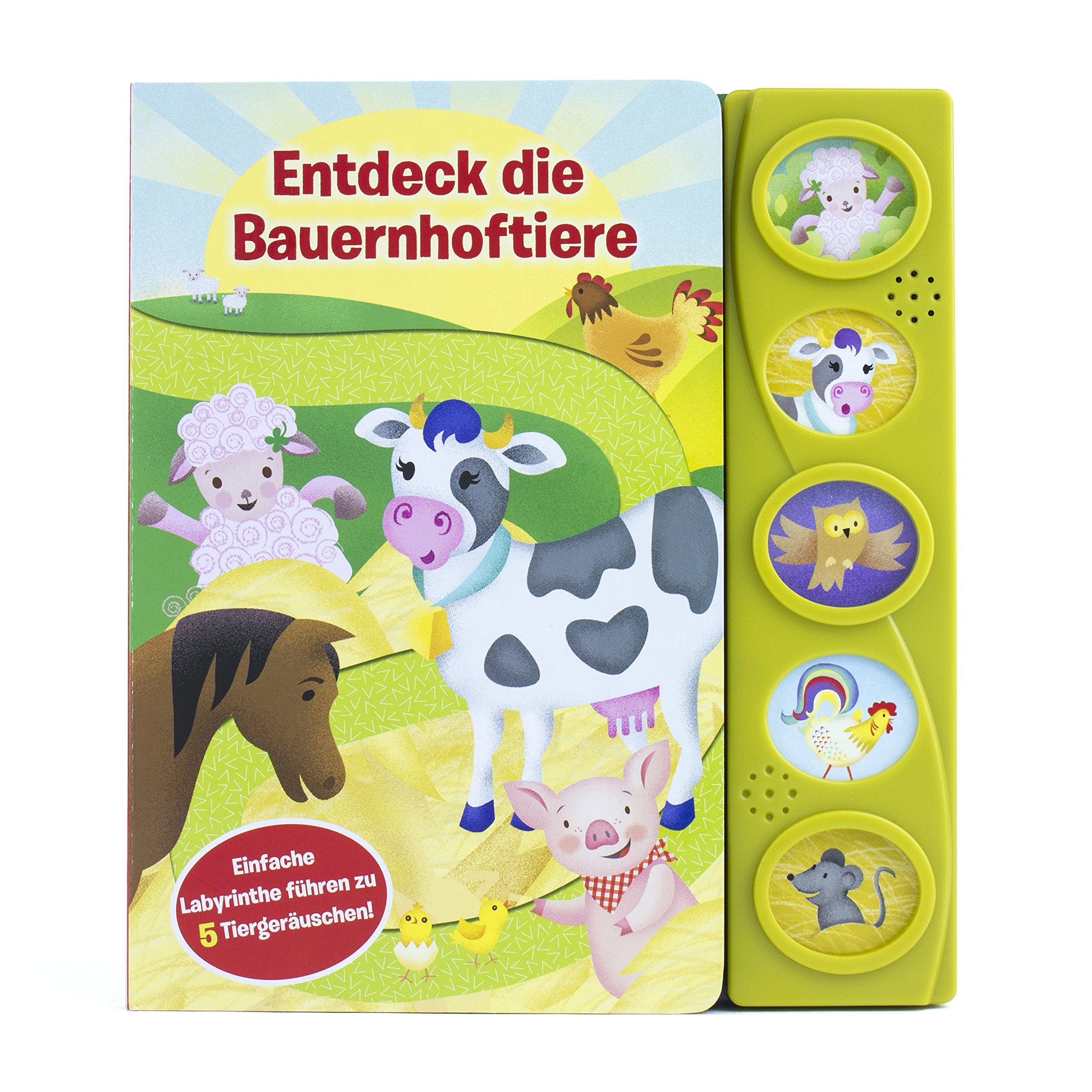 Entdeck die Bauernhoftiere - Labyrinth-Soundbuch Tiptoi & Games