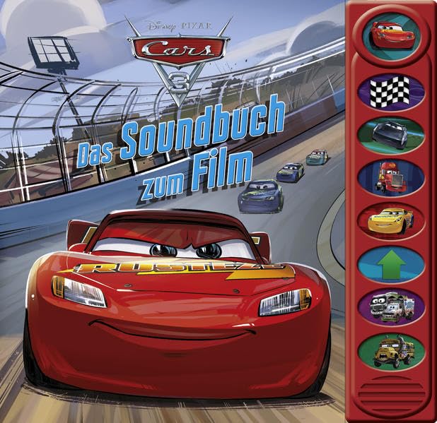 Cars 3 - Das Soundbuch zum Film - 8-Button-Soundbuch Tiptoi & Games