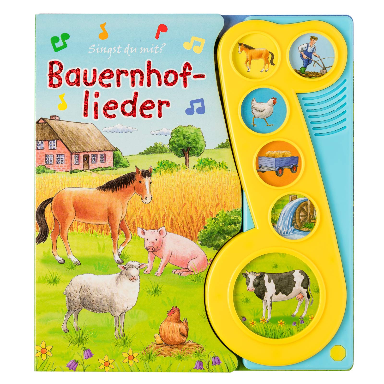 Bauernhof-Lieder - Liederbuch mit Sound - Pappbilöderbuch mit 6 Melodien Non-fiction