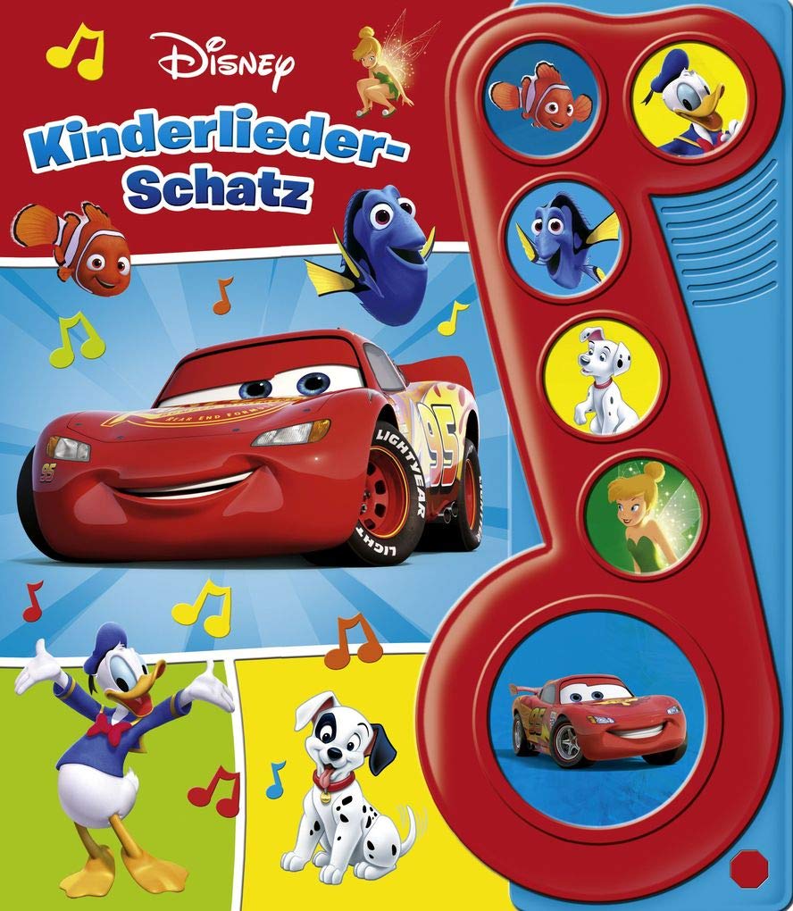 Disney - Kinderliederschatz - Liederbuch mit Sound: Pappbilderbuch mit 6 Melodien Tiptoi & Games