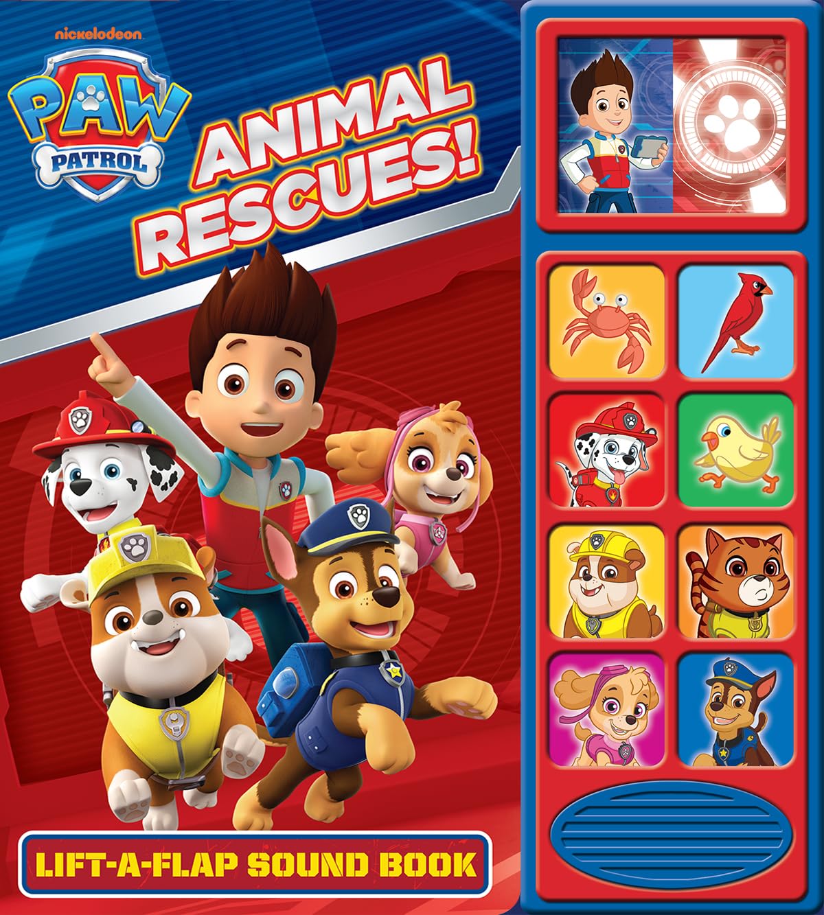 Nickelodeon Paw Patrol: Animal Rescues! Lift-A-Flap Sound Book (Play-A-Sound) Novels & Short Stories