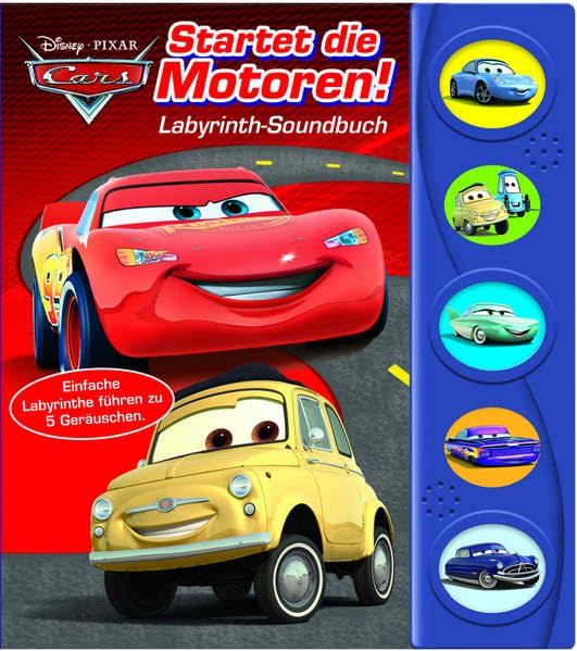 Disney Pixar Cars, Startet die Motoren! Soundbuch Tiptoi & Games