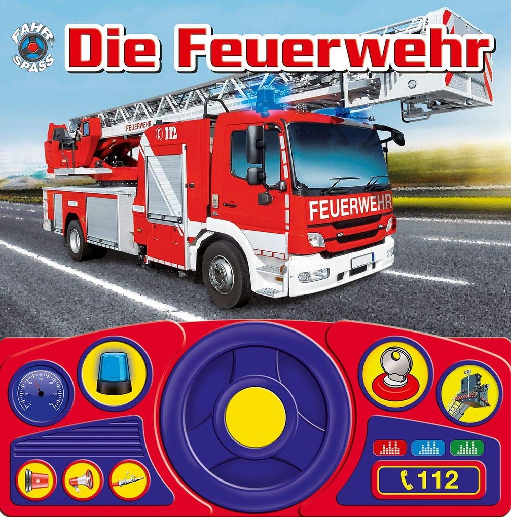 Lenkradbuch - Fahr-Spaß, Die Feuerwehr Children's books