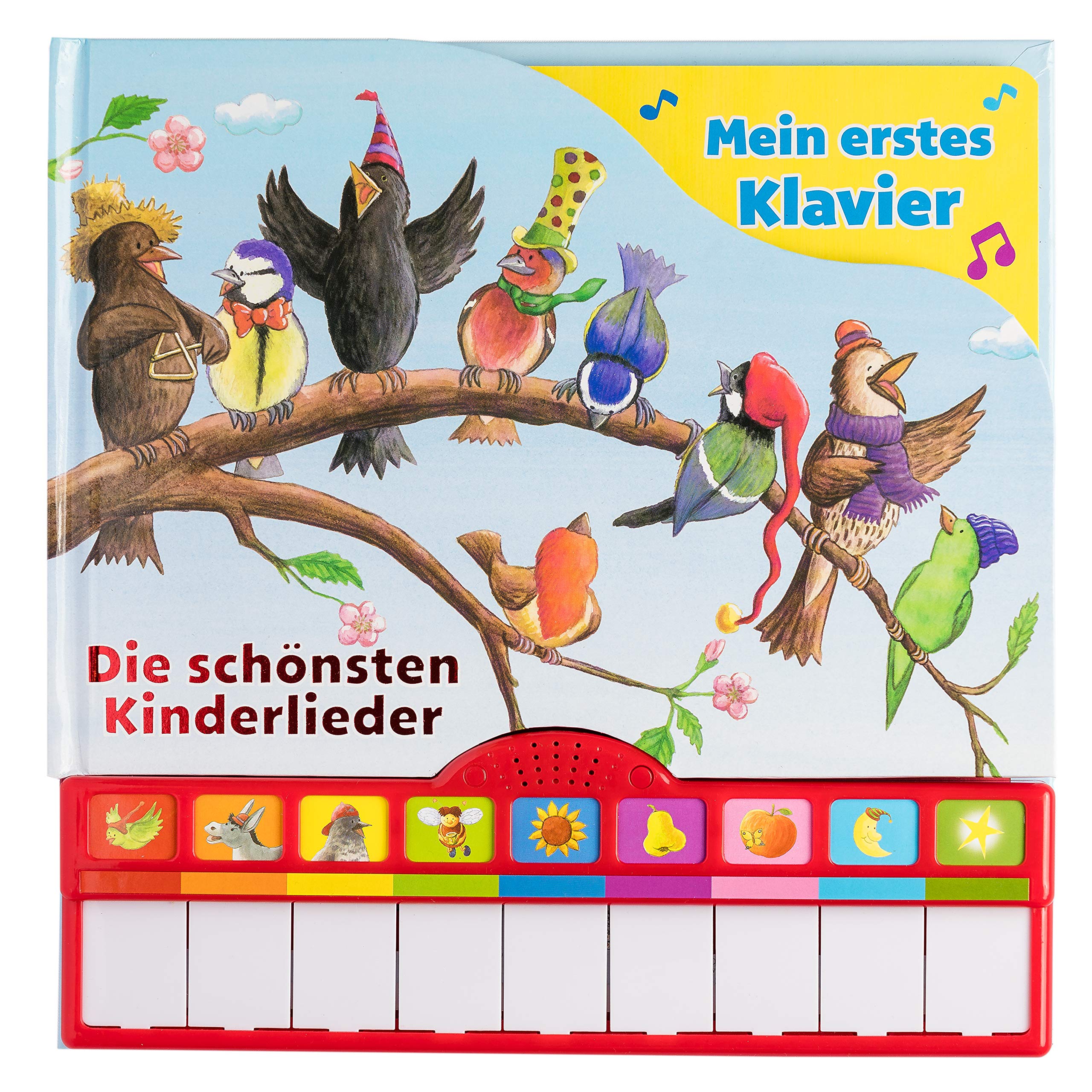 Singst du mit? Die schönsten Kinderlieder - Mein erstes Klavier - Kinderbuch mit Klaviertastatur, 9 Kinderlieder, Vor- und Nachspielfunktion, Pappbilderbuch ab 3 Jahren Non-fiction