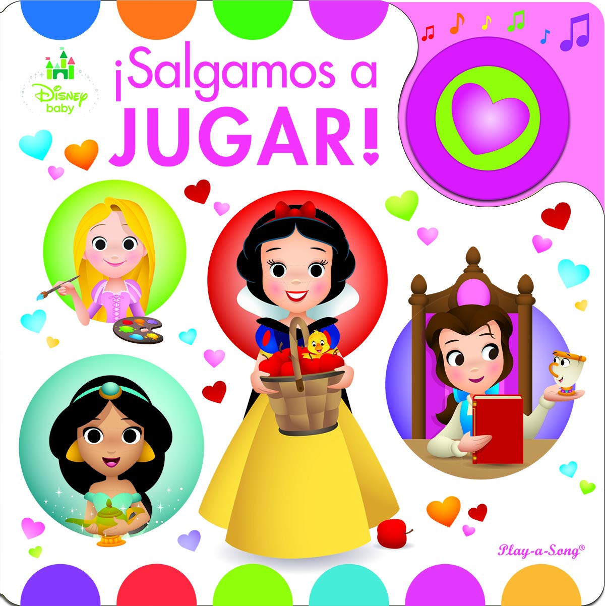 HAPPY LIGHT PRINCESAS DISNEY BABY HLBB SPA: SALGAMOS A JUGAR book