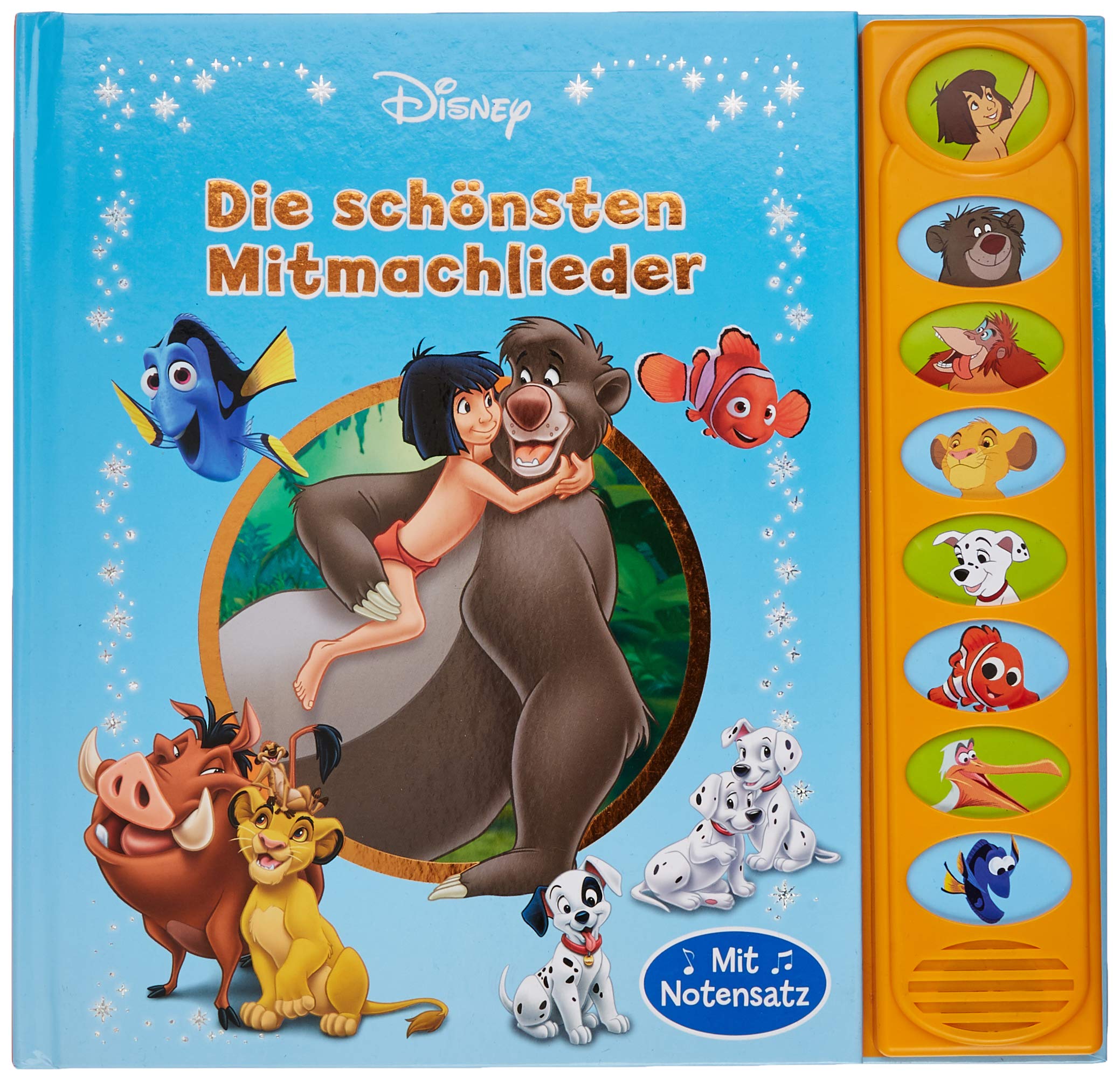 8-Button-Soundbuch, Disney Klassiker, Die schönsten Mitmachlieder Tiptoi & Games