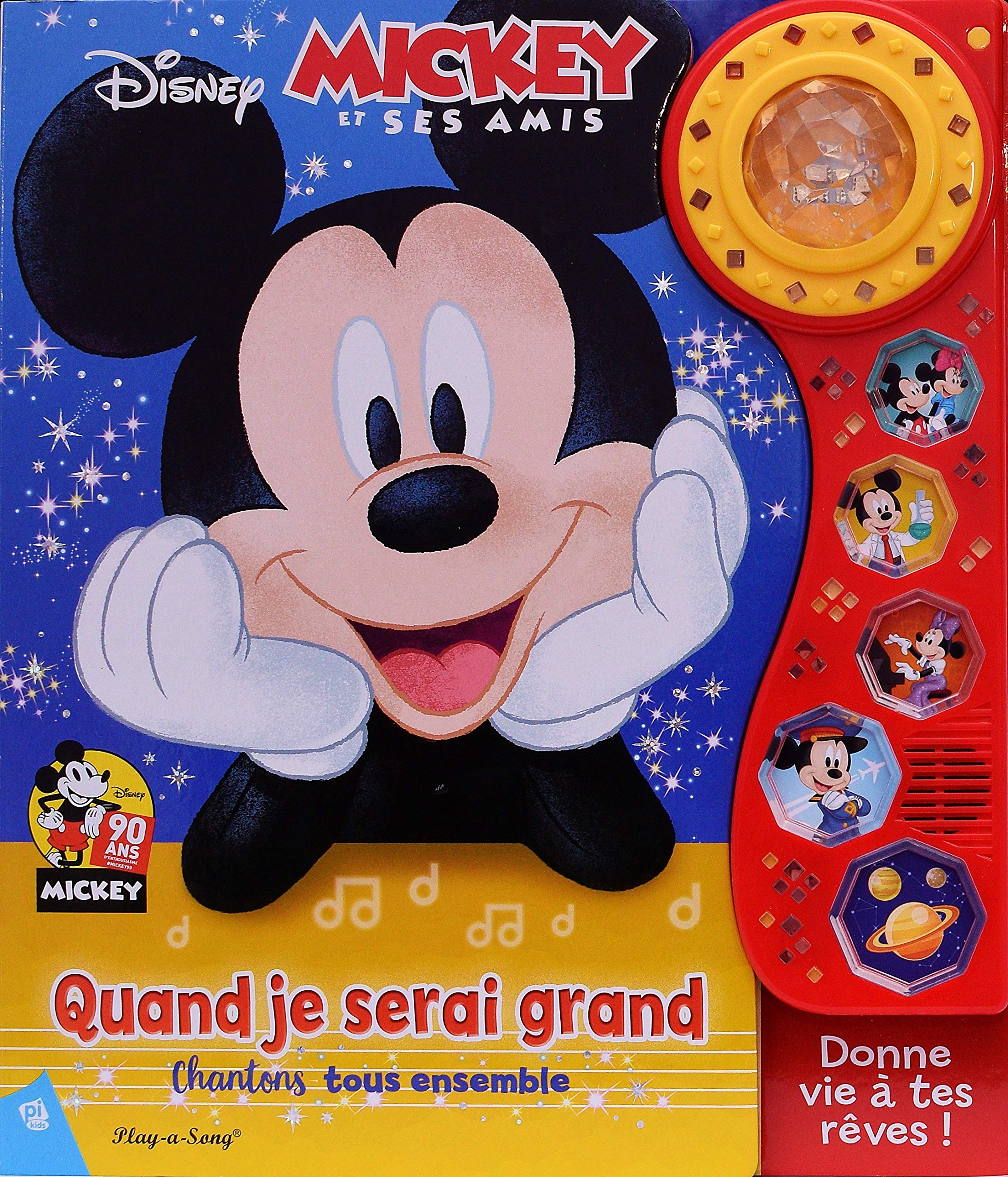 MICKEY ET SES AMIS GRAND ALBUM MUSICAL LUMINEUX book