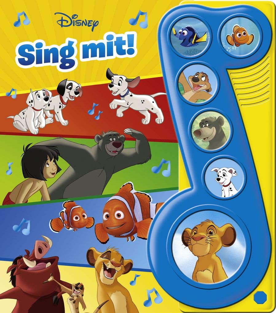 Disney - Sing mit! - Liederbuch mit Sound -Pappbilderbuch mit 6 Melodien für Kinder ab 3 Jahren: . Non-fiction
